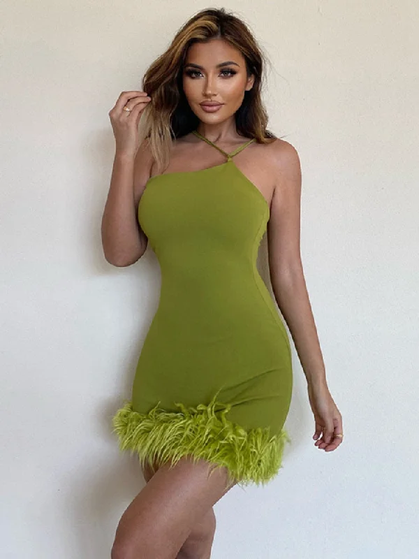 Inclined Shoulder Tassel Skinny Mini Dress For Women Robe Strapless Backless Sundress Ladies Club Party Sexy Dress Tunics Sophisticated sleek Inclined Shoulder Tassel Skinny Mini Dress For Women Robe Strapless Backless Sundress Ladies Club Party Sexy Dress Tunics Sophisticated sleek