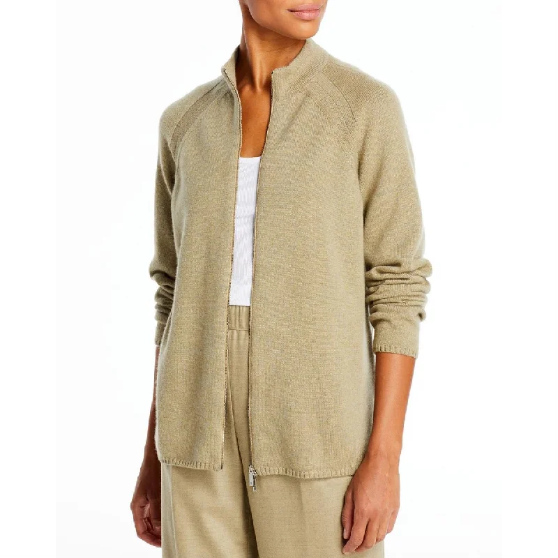 Lafayette 148 New York Womens Cashmere Zip Front Cardigan Sweater Striped Floral Plaid Lafayette 148 New York Womens Cashmere Zip Front Cardigan Sweater Striped Floral Plaid