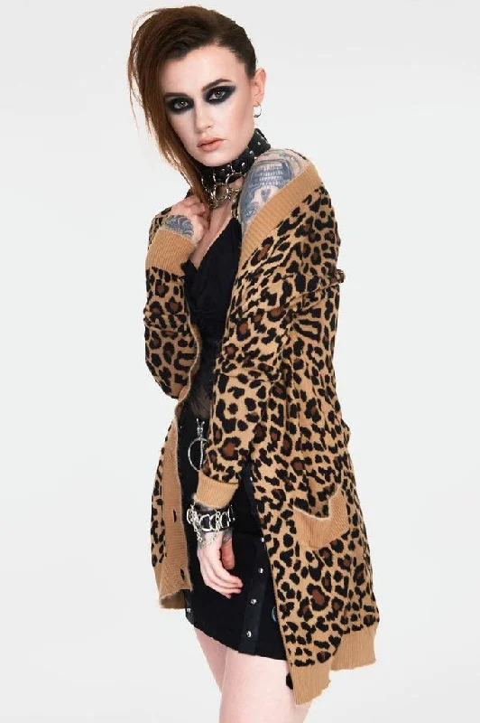 Maneater Leopard Print Oversized Cardigan Hooded Cardigan Collared Cardigan Shawl Collar Maneater Leopard Print Oversized Cardigan Hooded Cardigan Collared Cardigan Shawl Collar