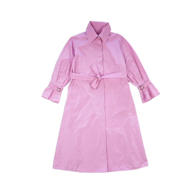 Max Mara Trench Coat - Women's 2 Knit Woven Fleece