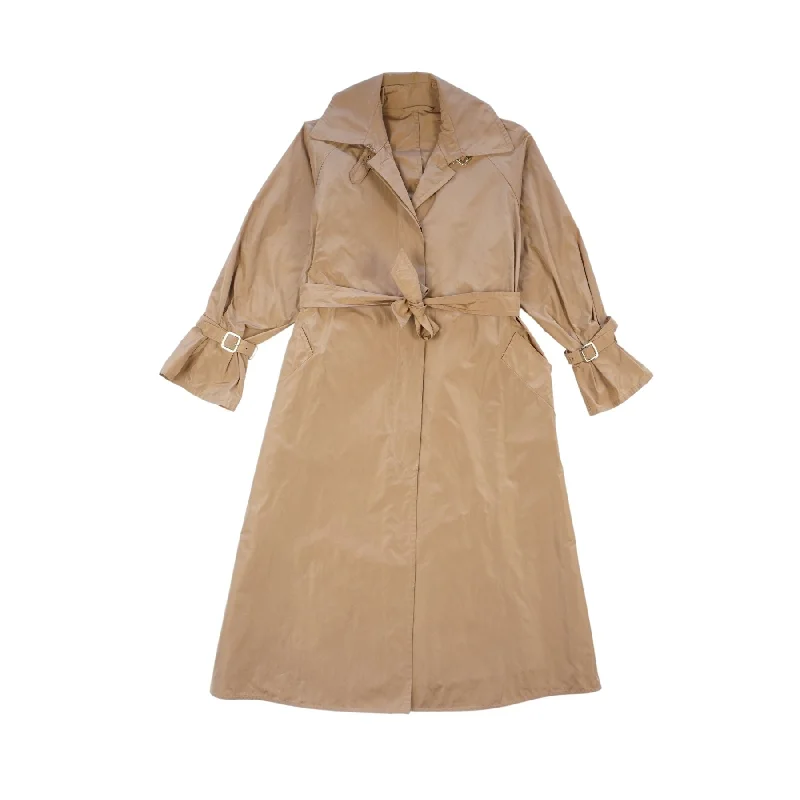 Max Mara Trench Coat - Women's 2 Front Pockets Side Pockets Patch Pockets