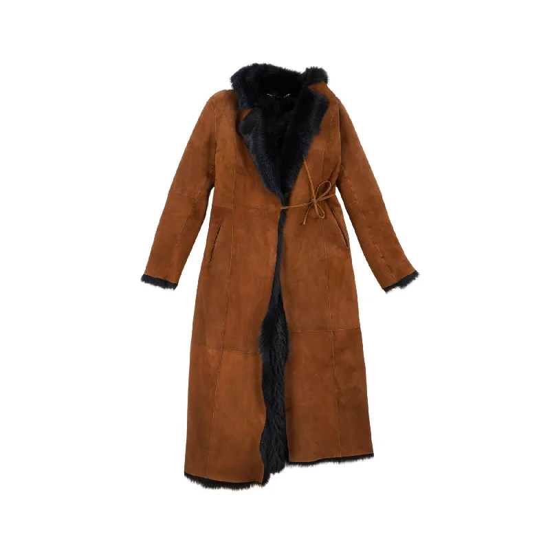 Nour Hammour 'Joni' Reversible Coat - Women's 38 Tailored Straight A-Line
