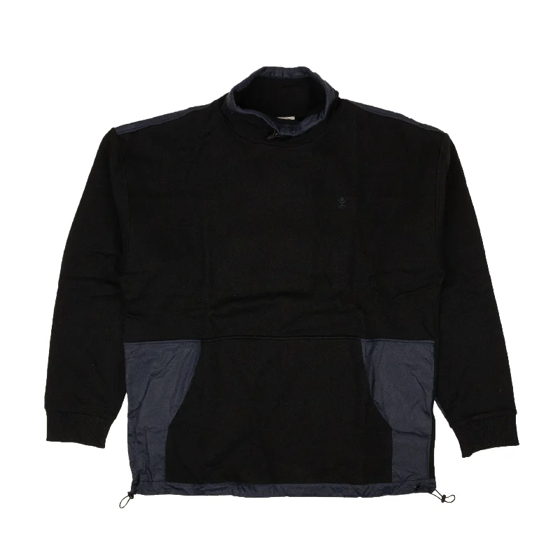 Opening Ceremony Unisex Funnel Neck Pullover - Black Surplice Neck Pullover