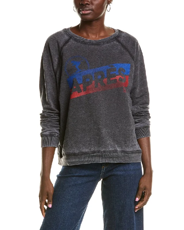 Prince Peter Apres Ski Burnout Pullover Shirred Sleeve Feminine