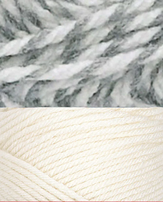 Grey Ragg/Aran Irish Twist