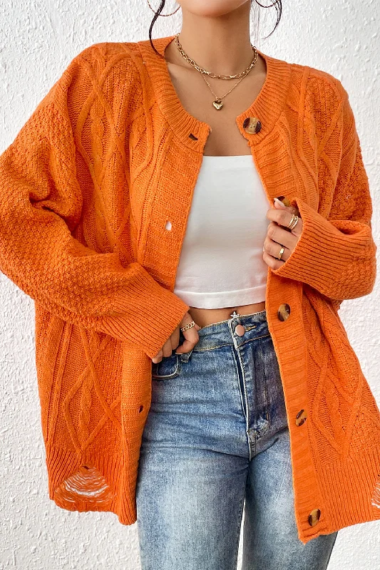 Round Neck Long Sleeve Cardigan Button Cardigan Zip Cardigan Pullover Cardigan