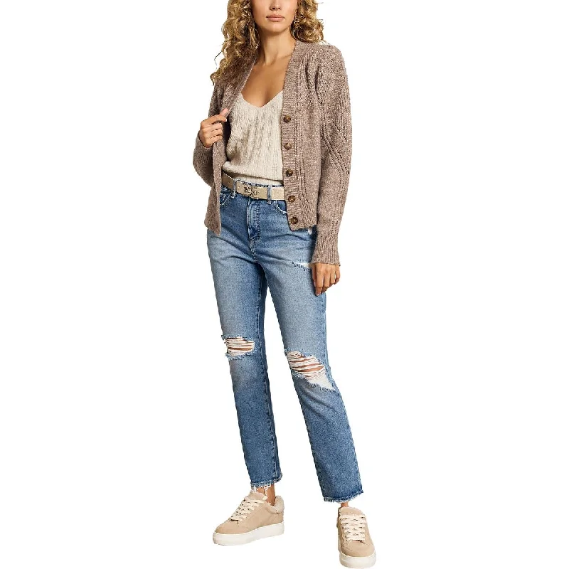 Sam Edelman Womens Julietta Wool Blend Long Sleeves Cardigan Sweater Rayon Fabric Velvet Fabric Corduroy Fabric Sam Edelman Womens Julietta Wool Blend Long Sleeves Cardigan Sweater Rayon Fabric Velvet Fabric Corduroy Fabric