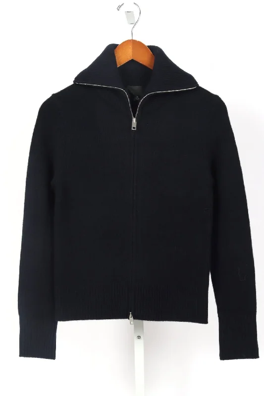 Sarai Cardigan - Dark Navy Thin Thick Dense