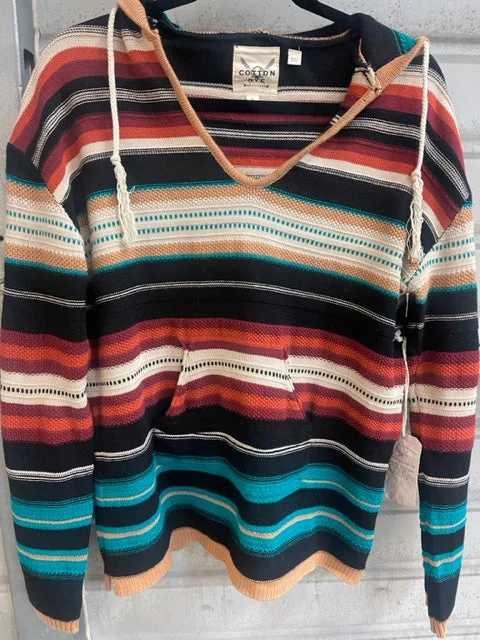Huntley Hooded Pullover Short Sleeve Top