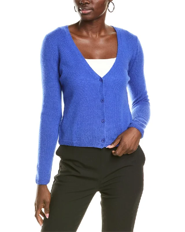 sofiacashmere Modern V-Neck Cashmere Cardigan Fleece Fabric Down Fabric Feather Fabric sofiacashmere Modern V-Neck Cashmere Cardigan Fleece Fabric Down Fabric Feather Fabric