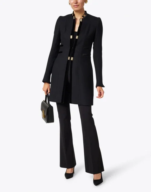 T.ba Medallion Short Coat Jerez Knit Suede Faux Fur Shearling