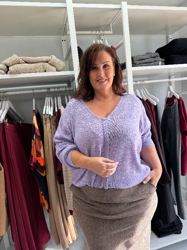 Pullover Asymmetrical Hem Sweater