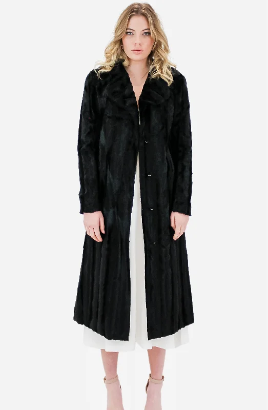 Velvet Underground Coat by Unreal Fur empire Basque Peplum