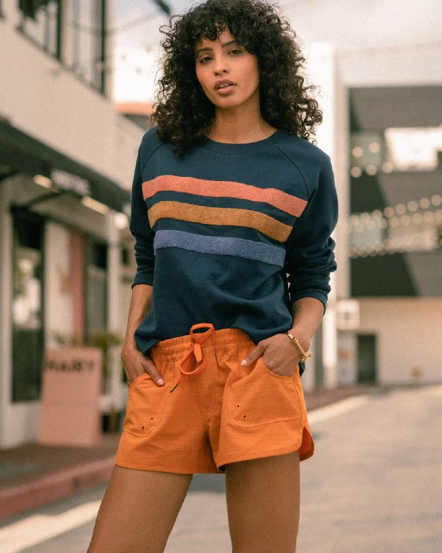 Organic Raglan Crew Pullover Honey Neck Pullover