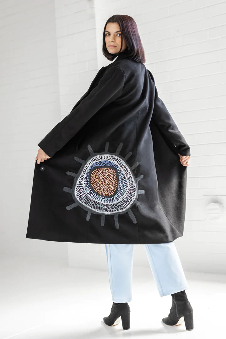 Munga Coat | Black Down Puffer Quilted