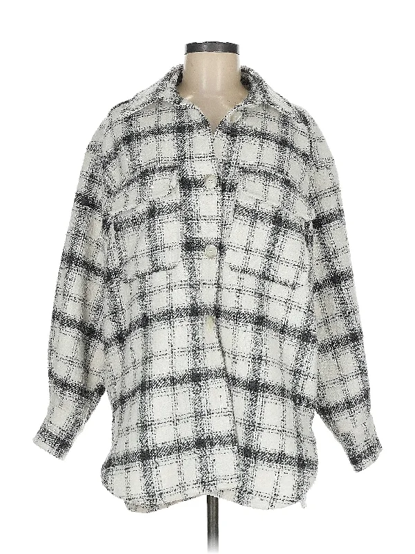 Coat Bomber Denim Leather