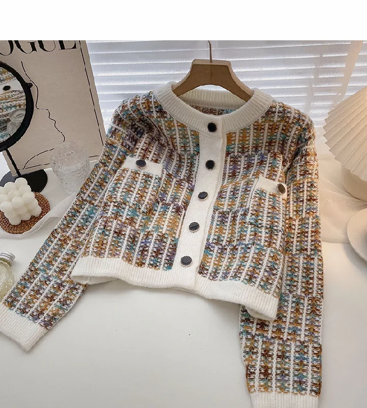 Design casual retro contrast coat  5890 Parka Down Jacket Wool Coat