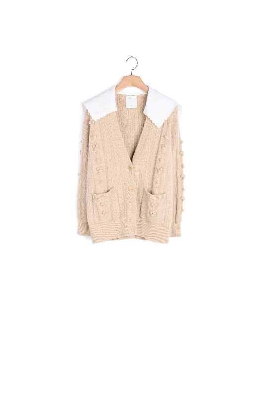 Cardi coat en maille fantaisie Vest Waistcoat Gilet
