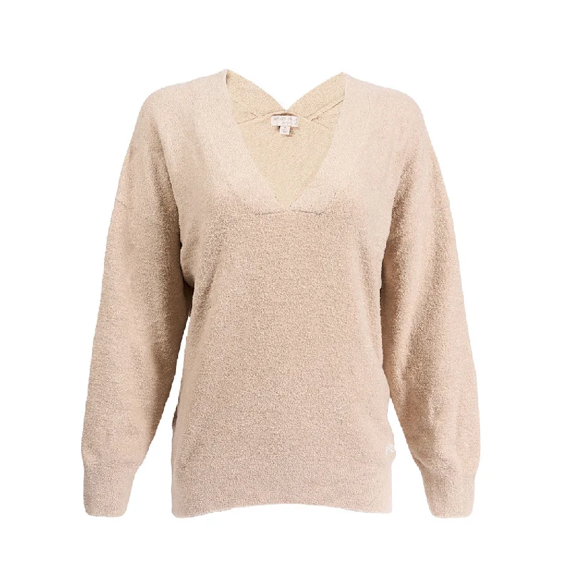 Barefoot Dreams Boeing Women's Cozychic® V-Neck Pullover Cold Shoulder Design