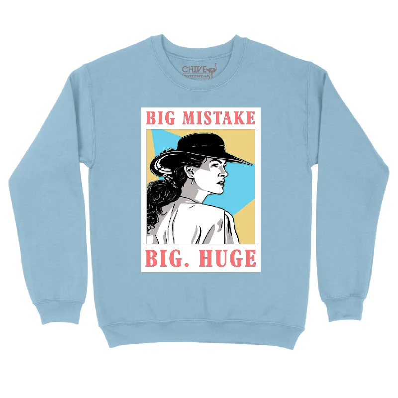 Big Mistake Unisex Pullover Crewneck Zipper Front Cardigan