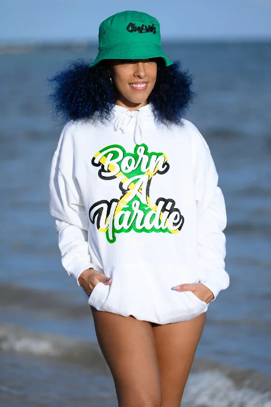 Born A Yardie Pullover Hoodie Fine Merino Wool