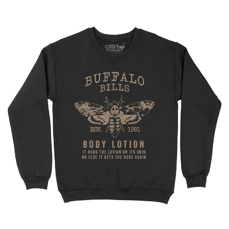 Buffalo Bills Body Lotion Unisex Pullover Crewneck Notched Neck Pullover