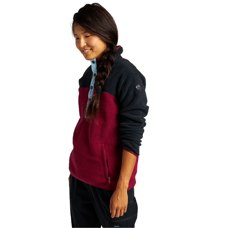 Burton Hearth Women's Fleece Pullover 2022 Flutter Sleeve Feminine