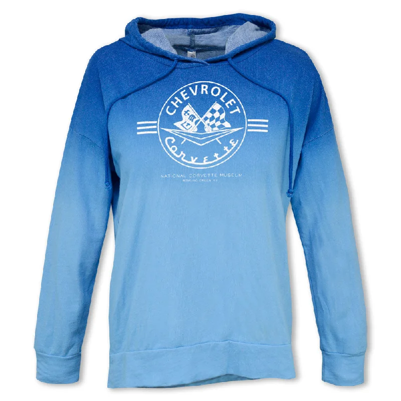C1 Corvette Ladies' Tinsley Hooded Pullover Bardot Neck Top
