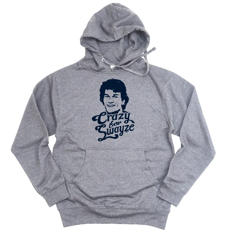 Crazy For Swayze | Supports World Health Midweight Pullover Hoodie Turtleneck Warm Pullover Crazy For Swayze | Supports World Health Midweight Pullover Hoodie Turtleneck Warm Pullover