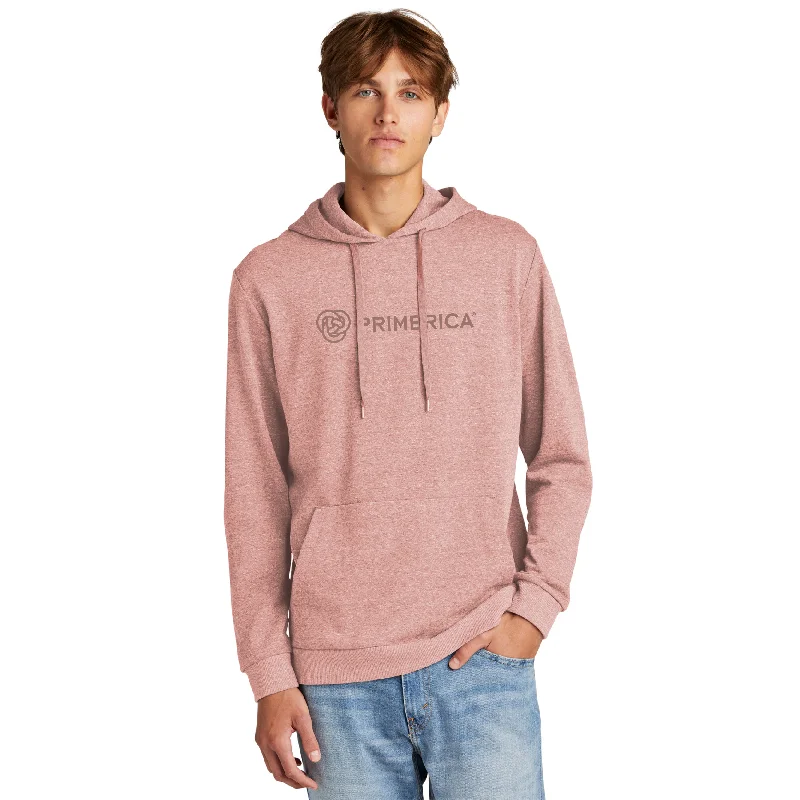 District Perfect Tri Fleece Pullover Hoodie Bateau Neck Pullover