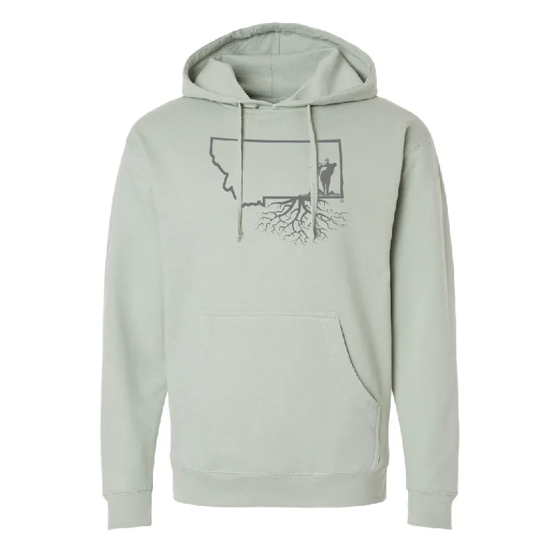 MT Roots Elk Midweight Pullover Hoodie (Unisex) Soft Wool Sweater