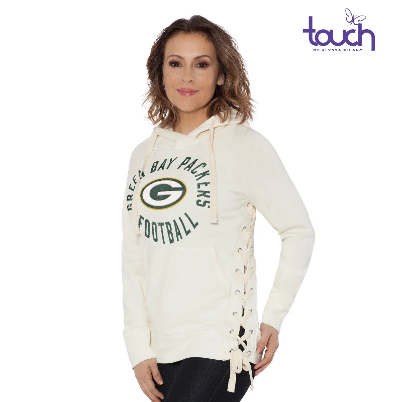 Green Bay Packers Weekend Raglan Pullover Hoodie Hooded Pullover Sweater
