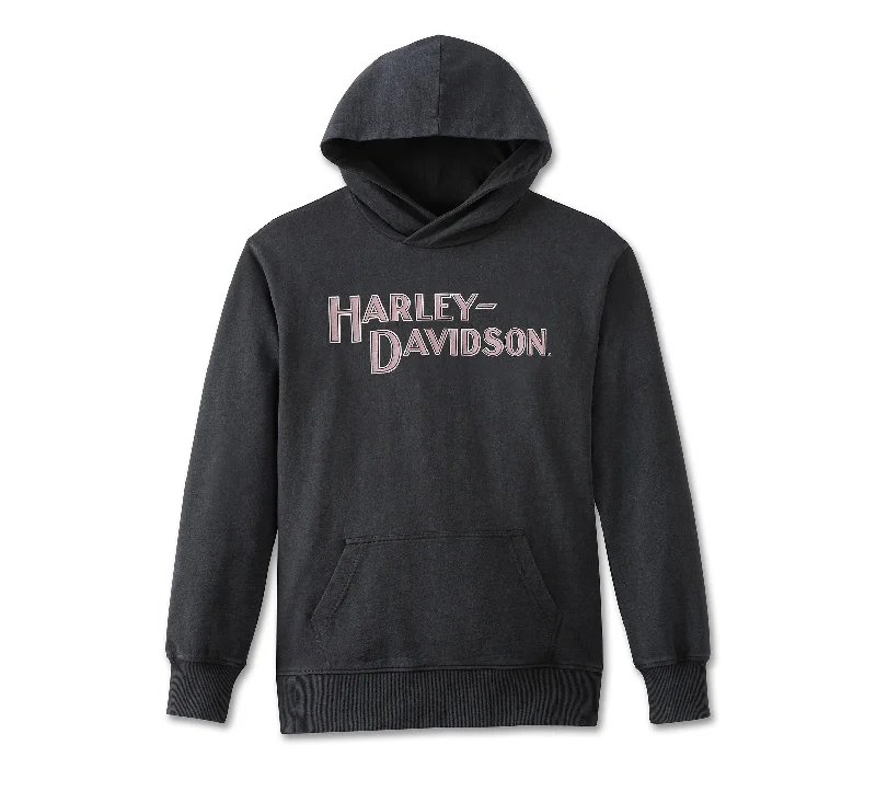 Harley-Davidson® Women's Hometown Pullover Hoodie Fitted Ribbed Sweater