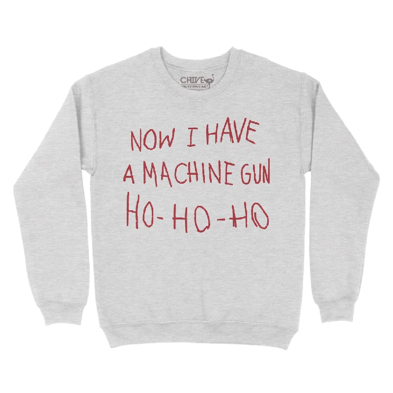 Ho Ho Ho Unisex Pullover Crewneck Wrist Length Sleeve