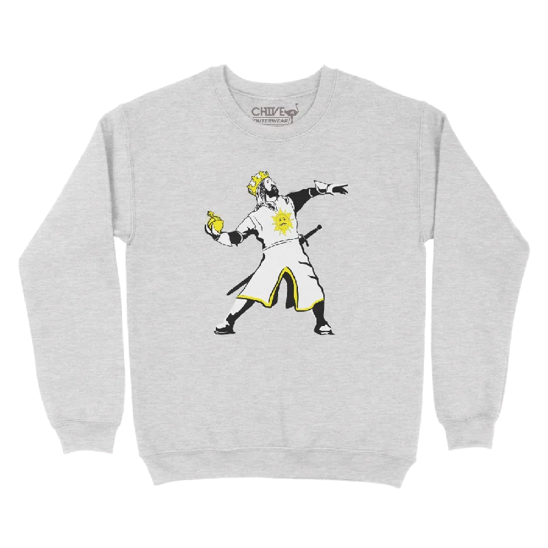 Holy Hand Grenade Unisex Pullover Crewneck Plunging Neck Pullover