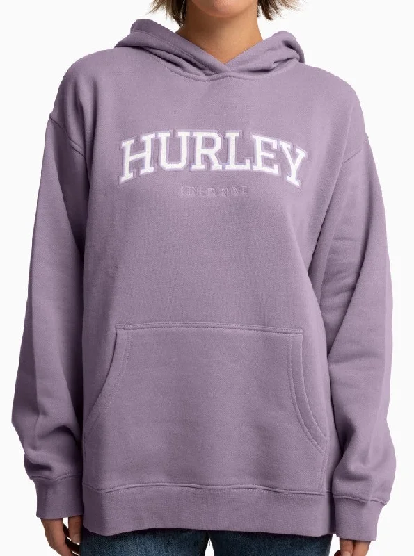 Hurley Womens Hygge Pullover Hoodie - Win24 Notched Neck Pullover