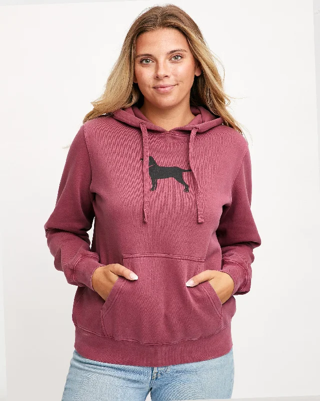 Ladies Classic Hooded Pullover Flutter Sleeve Feminine