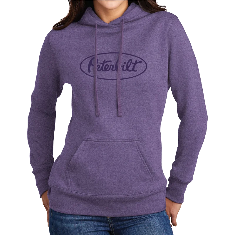 Ladies Fleece Pullover Hoodie Puff Sleeve Stylish