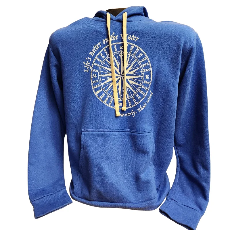 Life's Better on the Water Royal Santa Cruz Unisex Pullover Hoodie Thin Wool Pullover