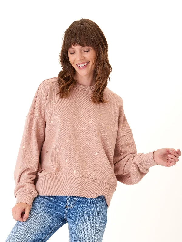 Naia Metallic Dot Pullover Thin Wool Pullover