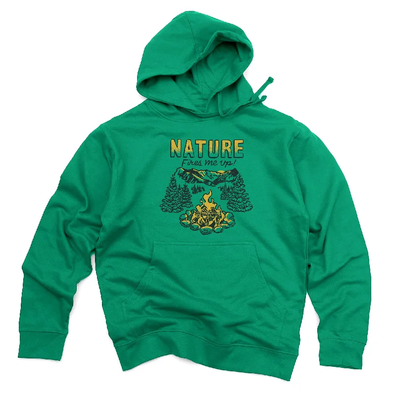 Nature Fires Me Up Midweight Pullover Hoodie Hooded Pullover Sweater