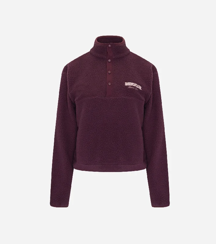 NICCE Womens Pullover Fleece | Mulberry Purple Leg Sleeve Comfort