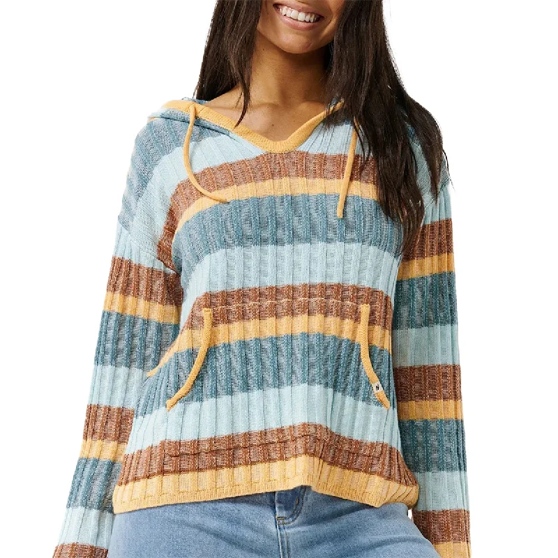 Rip Curl Women's Hibiscus Heat Poncho Pullover Hoodie Box Sleeve Comfort