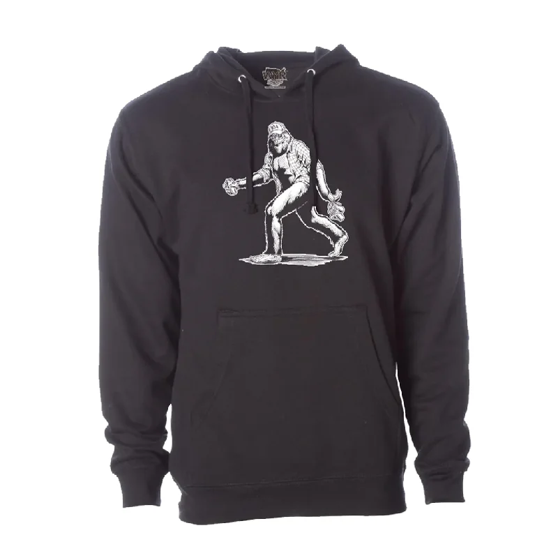 Sasquatch Midweight Pullover Hoodie (Unisex) Asymmetrical Hem Sweater