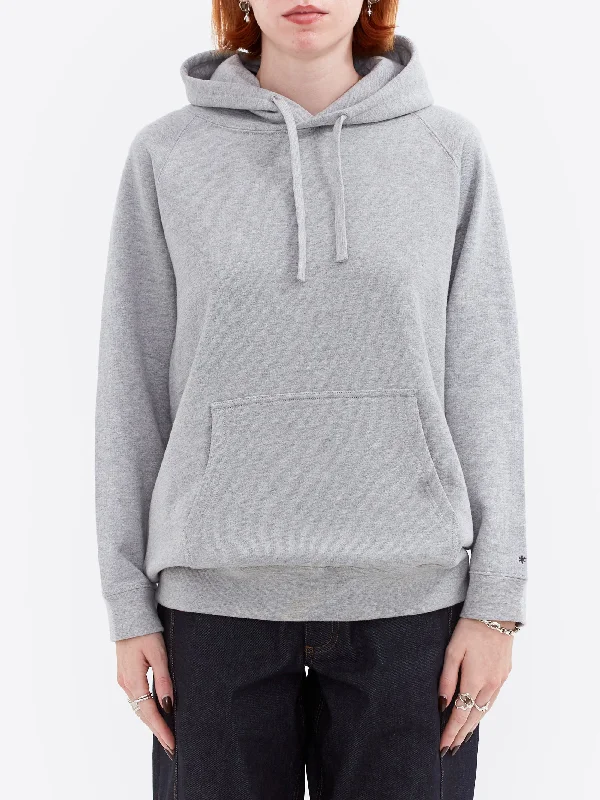 Snow Peak Recycled Cotton Pullover Hoodie W - M.Grey Blouson Sleeve Pullover