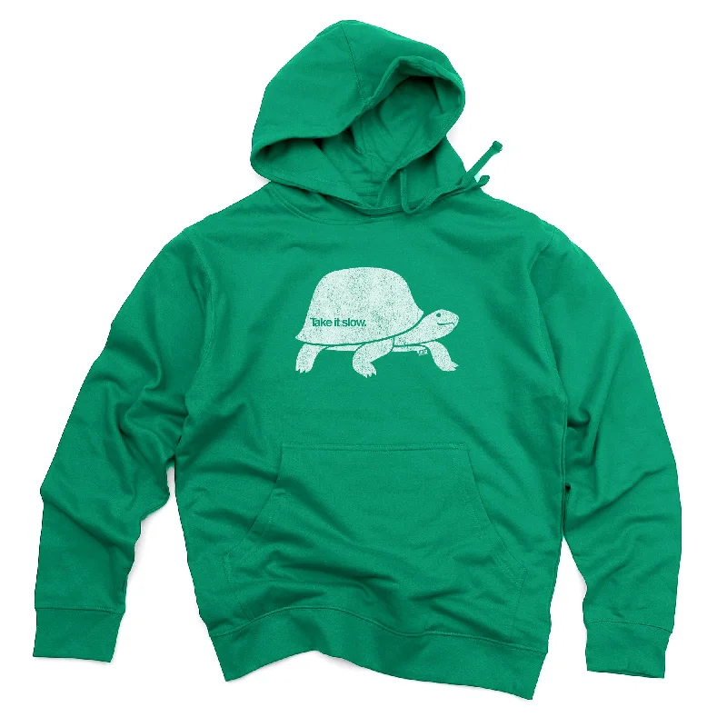 Take It Slow Midweight Pullover Hoodie Slouchy Comfort Pullover