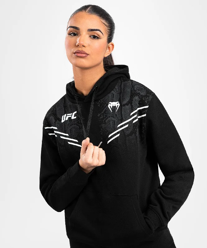 UFC Adrenaline by Venum Replica Women’s Pullover Hoodie - Black Blouson Sleeve Pullover UFC Adrenaline by Venum Replica Women’s Pullover Hoodie - Black Blouson Sleeve Pullover