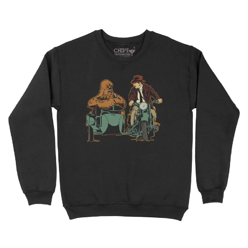 We Named The Dog Indiana Unisex Pullover Crewneck Keyhole Neck Pullover