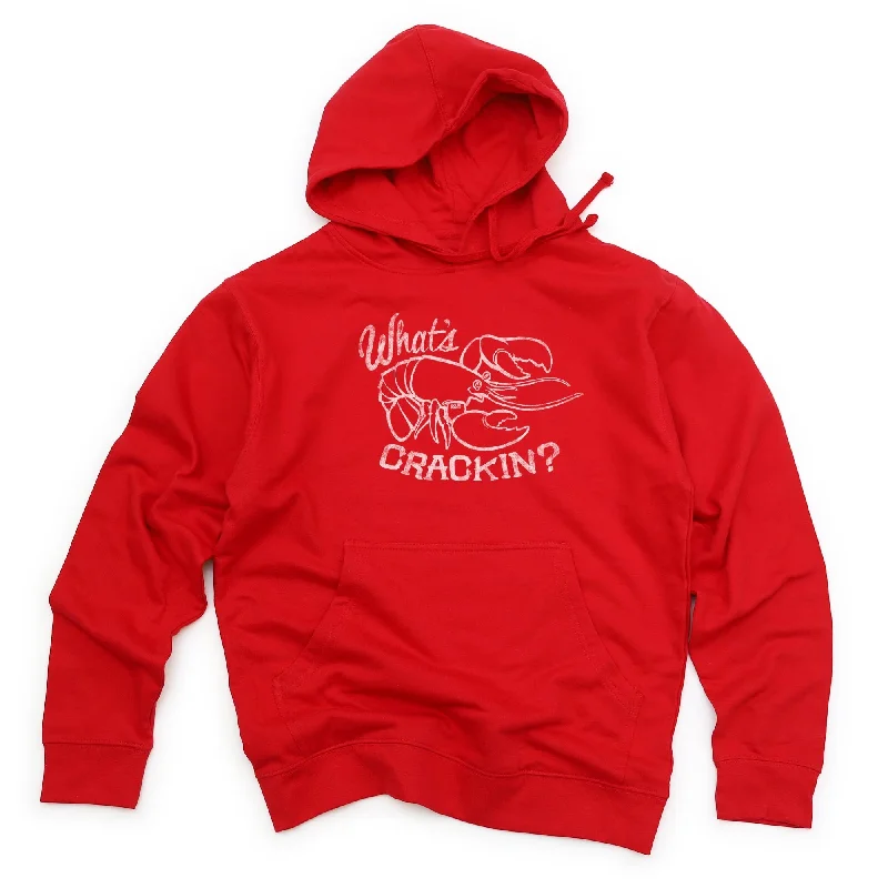 What's Crackin Midweight Pullover Hoodie Elbow Length Sleeve