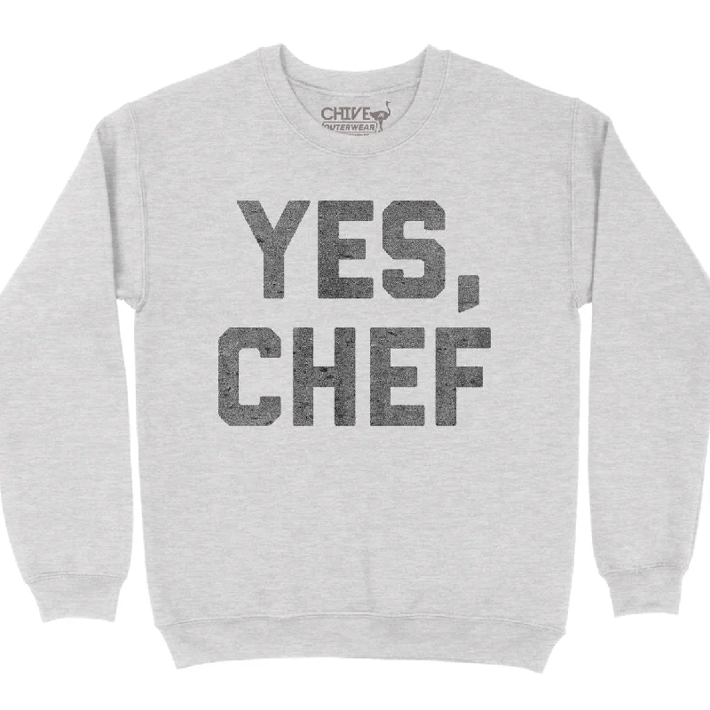 Yes, Chef Unisex Pullover Crewneck Soft Wool Sweater